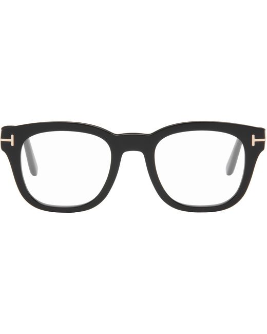 Tom Ford Black Block Soft Square Light Optical Glasses for men