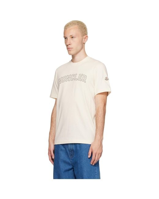 Moncler White Off-/T-Shirt for men