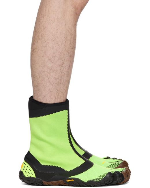 Suicoke Green Vibram Fivefingers Edition Nin-Hi Sneakers for men