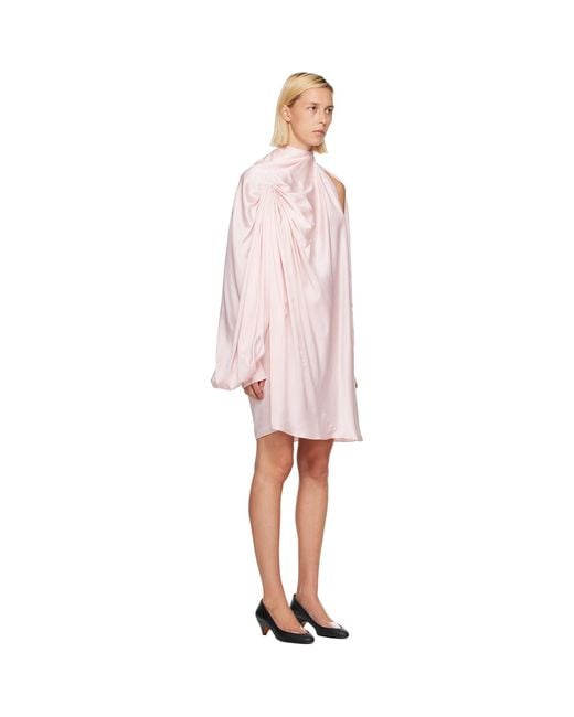 Kiko Kostadinov Pink Caspian Minidress
