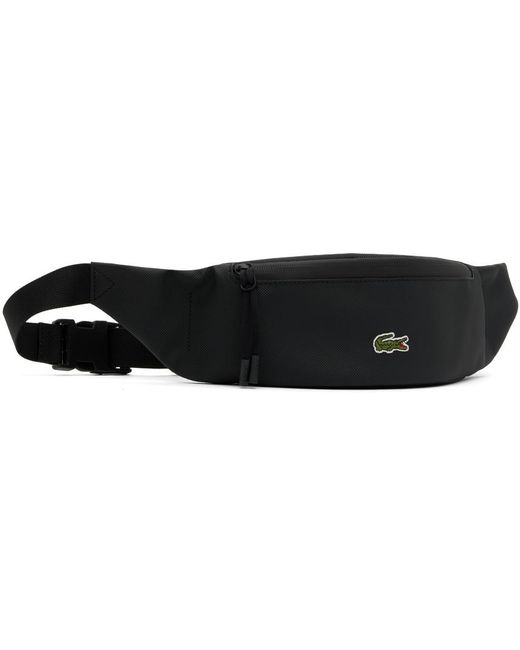 Lacoste Embroide Pouch in Black for Men Lyst UK