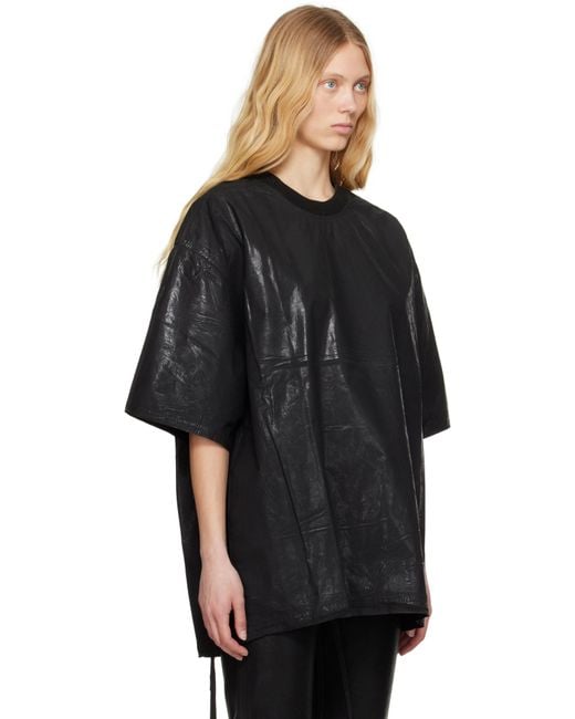 Rick Owens ブラック Hollywood Tommy Tシャツ Black