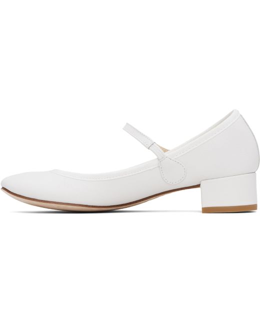 Chaussures De Style Charles Ix À Talon Rose Blanches Repetto en coloris Black