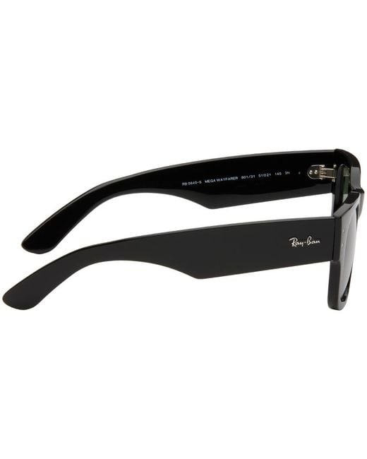 Ray-Ban Green Black Mega Wayfarer Sunglasses for men