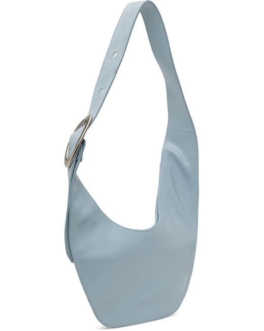 【OPEN YY】CURVE CROSSBODY BAG (3COLORS) Brown Curve Crossbody Bag by OPEN YY on Sale