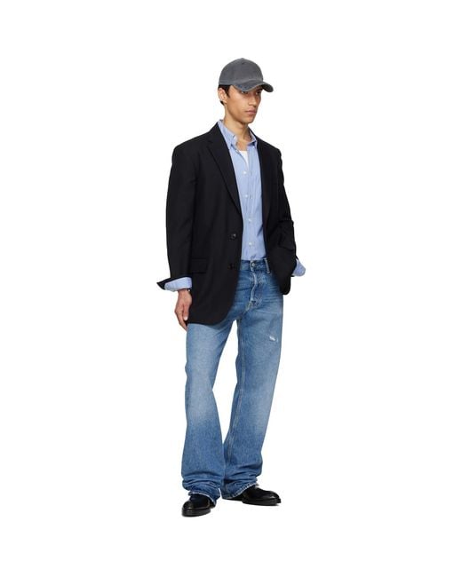 Acne Blue Regular Fit 2010M Jeans for men