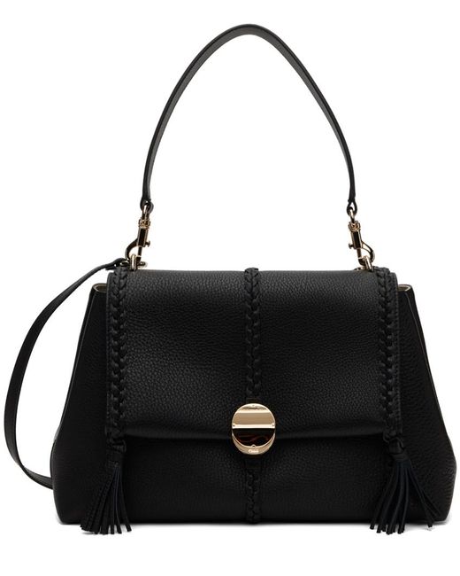 Chloé Black Penelope Medium Soft Shoulder Bag