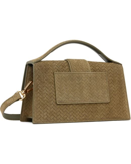 Jacquemus Black Khaki 'The Large Bambino' Bag for men