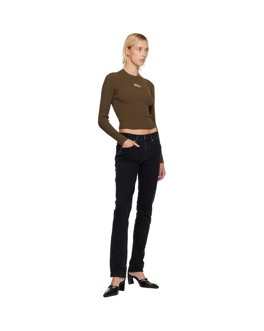 DIESEL Black Khaki M-Valari Sweater