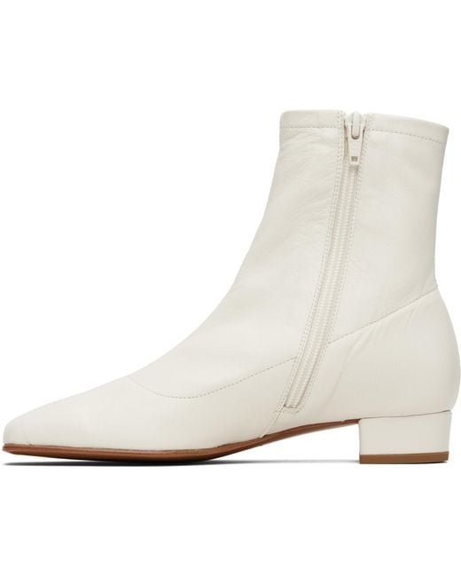 By Far Black Este Leather Ankle Boots