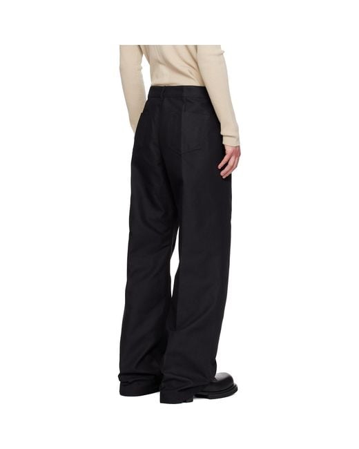 Rick Owens Black Temple Geth Jeans for men