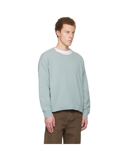 Pull Molletonné Surdimensionné Vert Visvim pour homme en coloris Gray