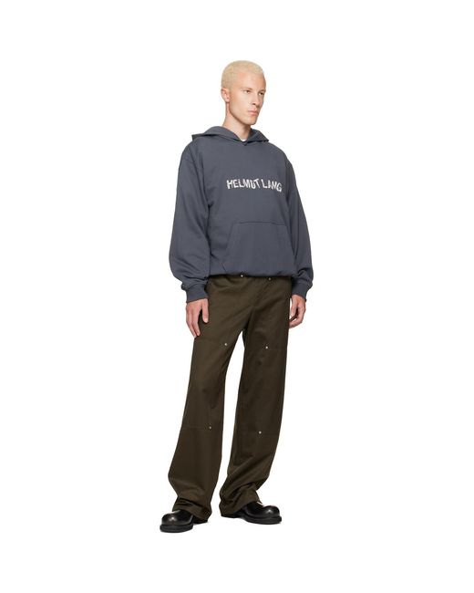 Helmut Lang Green Carpenter Trousers for men