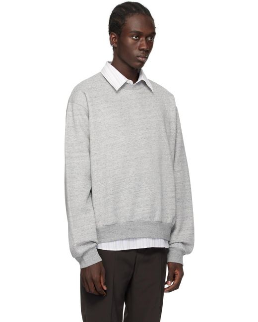 Acne Black Crewneck Sweater for men