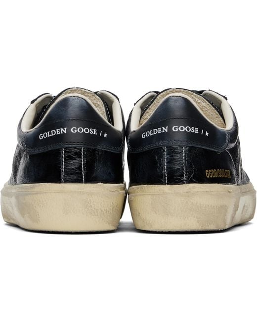 Golden Goose Deluxe Brand Black Soul Star Sneakers for men