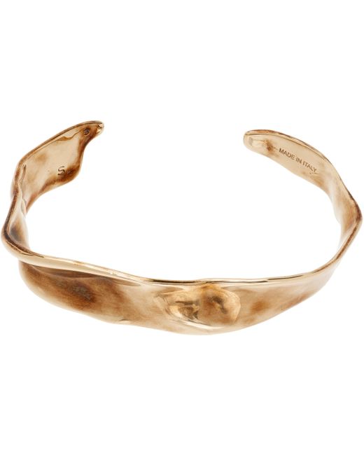 Dries Van Noten Black Anatomic Bangle Bracelet for men