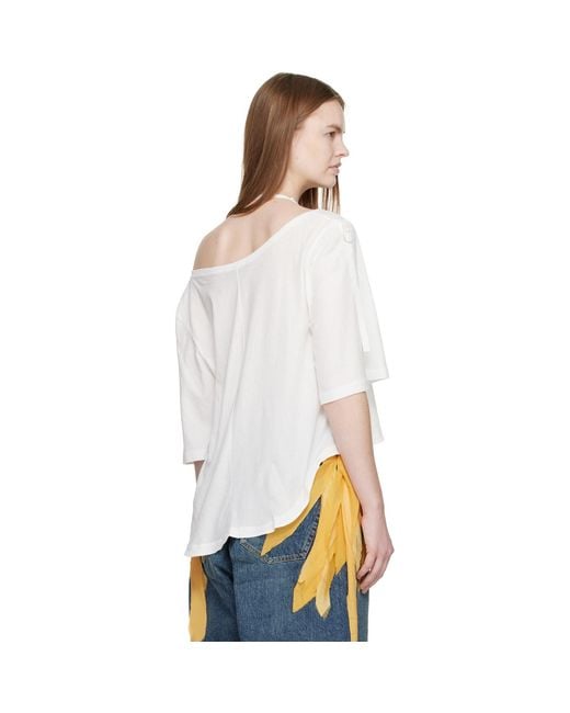Undercover White Strap T-Shirt