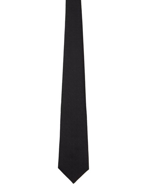 Cravate noire en soie à motif graphique Comme des Garçons pour homme en coloris Black