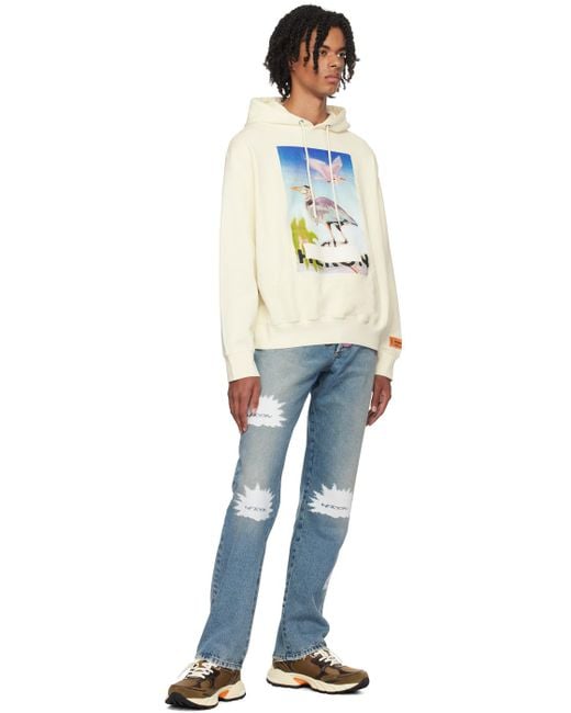 Off white heron hoodie outlet