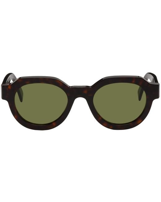 Retrosuperfuture Green Tortoiseshell Vostro Sunglasses for men
