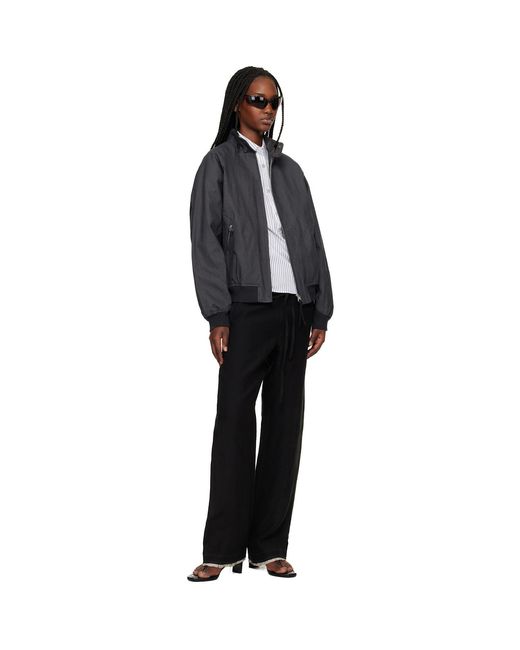 Post Archive Faction PAF Black Opening Bomber Jacket