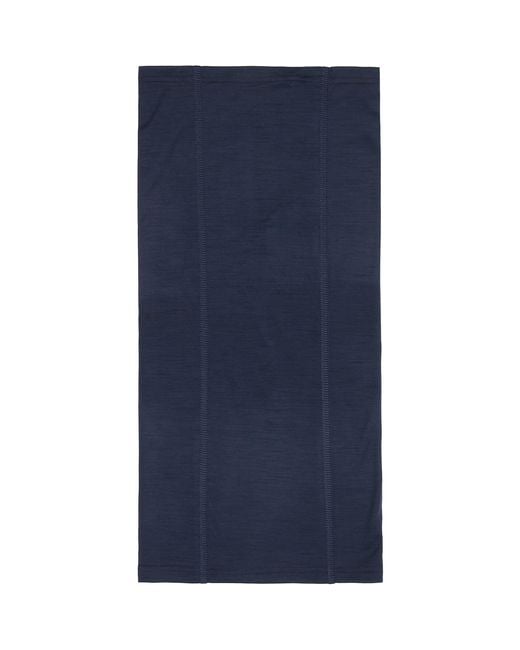 Rier Blue Ssense Exclusive Cache-Cou Jersey Wool Neck Warmer