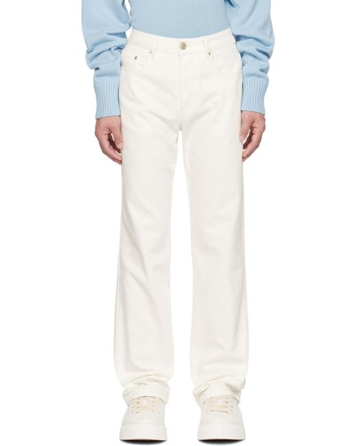 AMI Off-white Straigh-fit Jeans for men