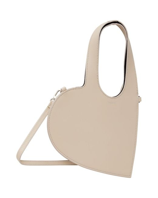 Coperni Natural Mini Heart Tote