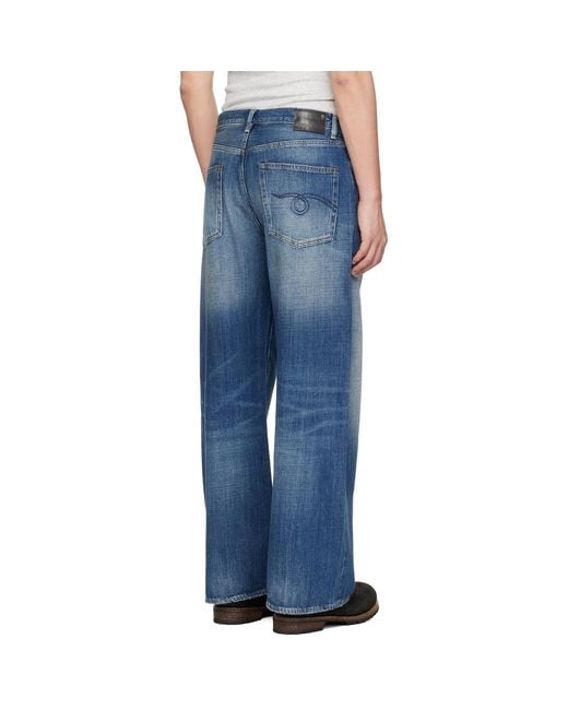 R13 Blue D'Arcy Jeans for men