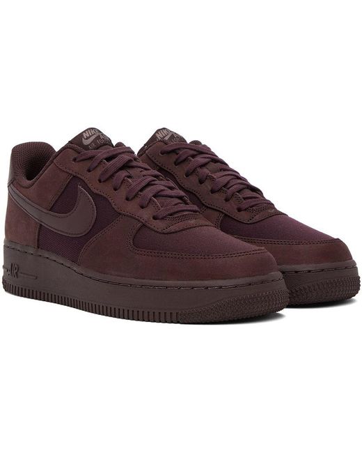 mens burgundy air force 1