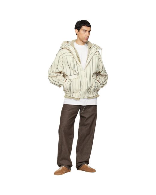 Mordecai Natural Windbreaker Jacket for men