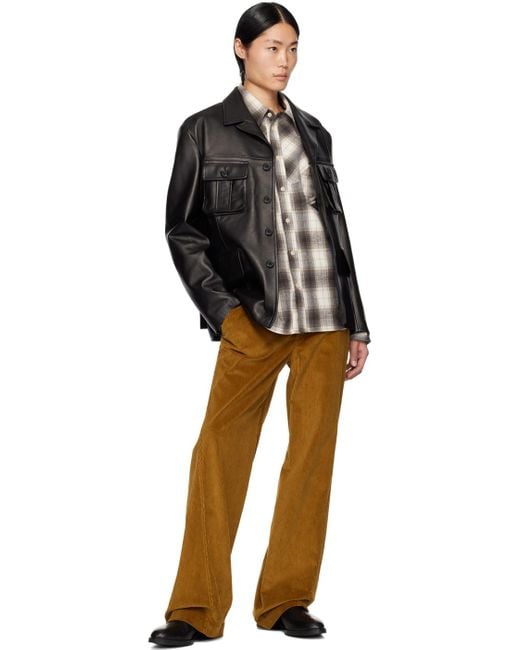 メンズ Paul Smith Commissionエディション レザージャケット