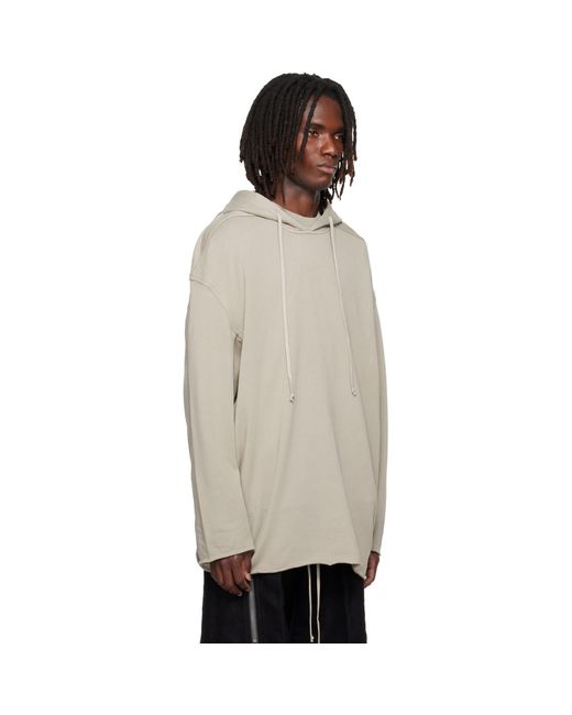 Pull À Capuche Peter Gris Rick Owens pour homme en coloris Natural