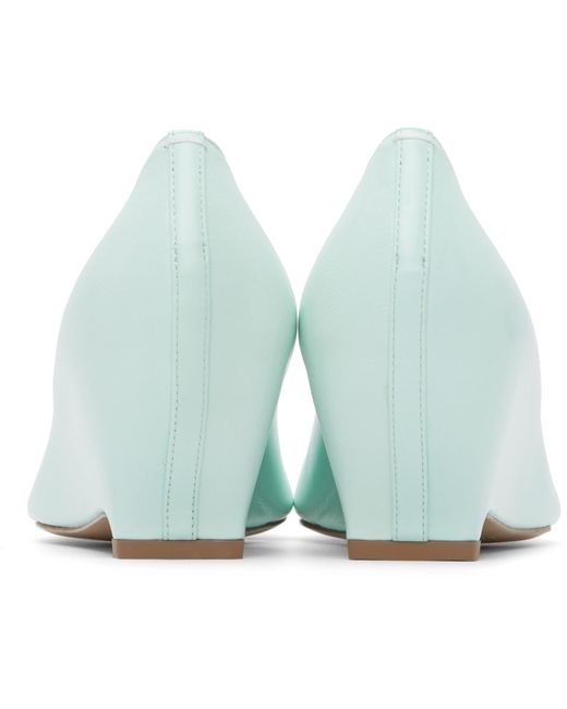Maison Margiela Black Heel-Less Kitten Pump Heels