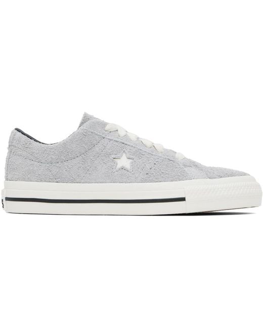 Converse Black Gray Cons One Star Pro Sneakers