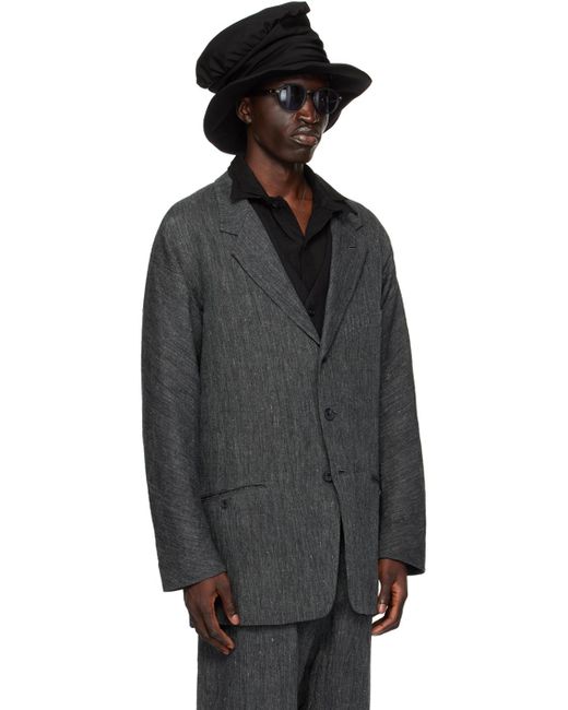 Veston gris à manches raglan - pour homme Yohji Yamamoto pour homme en coloris Black