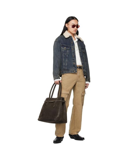 MMIC Blue Rolling Acid Jacket for men