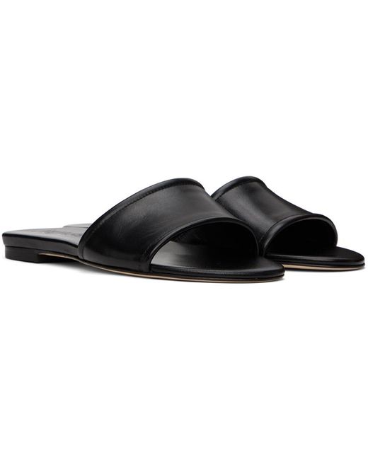 Aeyde Black Sumi Sandals