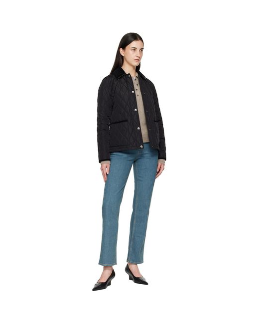 Burberry Black Quilted Nylon Jacket