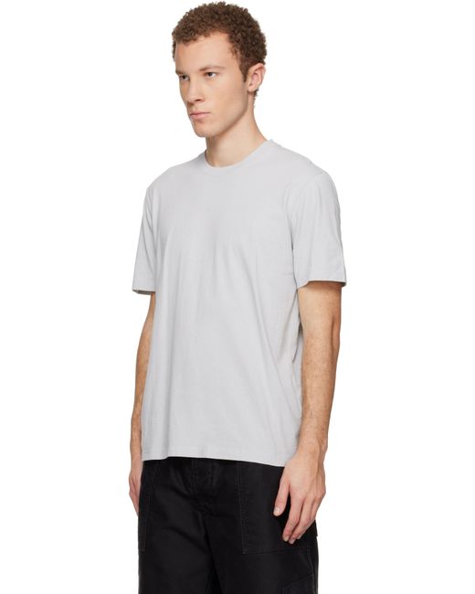 Maison Margiela Blue Three-Pack Cotton Jersey T-Shirts for men