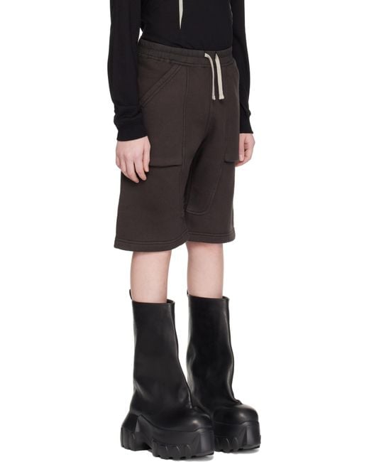 Rick Owens キッズ｜グレー Porterville Pods ショートパンツ Black