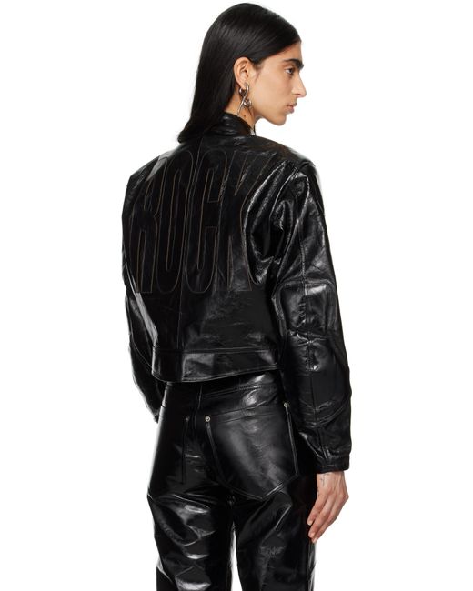 VAQUERA ブラック Racer レザージャケット Black