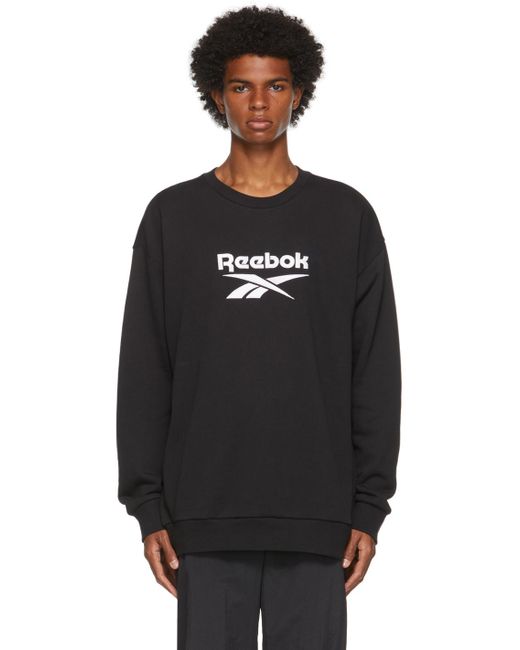 reebok black sweatshirt