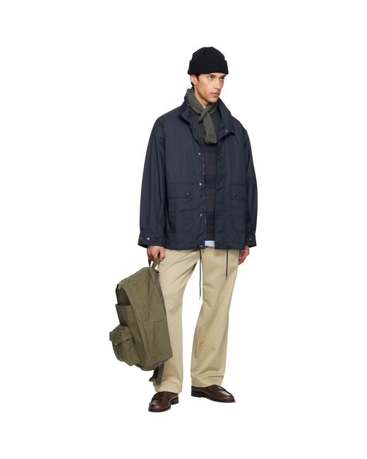 Nanamica Green Khaki Day Pack Backpack for men