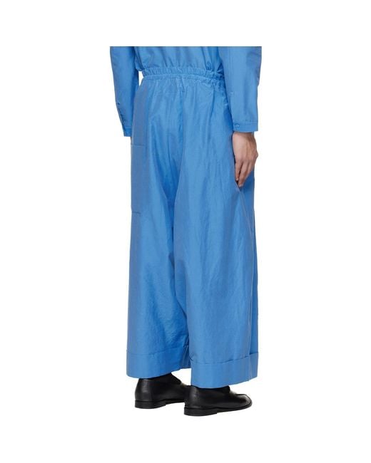 Toogood Blue 'The Baker' Trousers for men