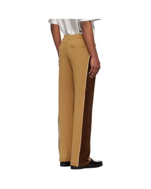Casablanca Multicolor Chenille Panelled Track Pants for men