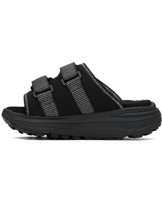 Suicoke Black Moto-run2 Sandals for men