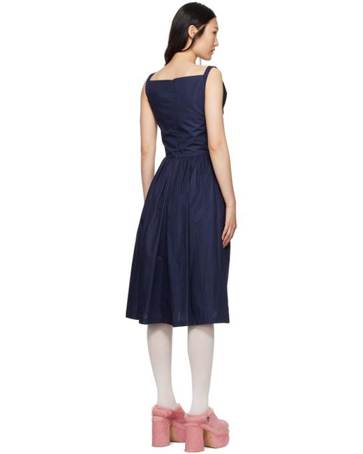 Vivienne Westwood Blue Sunday Midi Dress