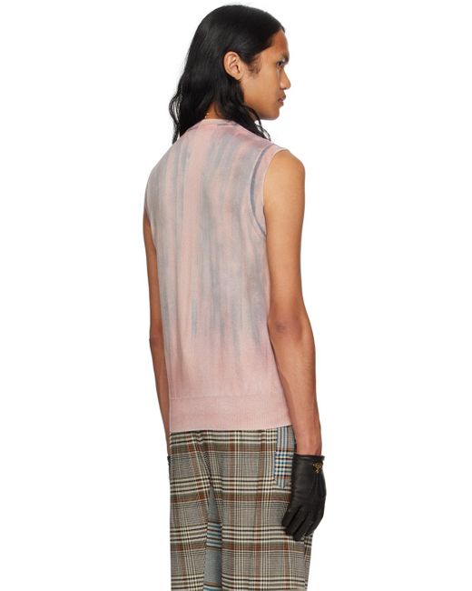 Vivienne Westwood Multicolor Printed Vest for men