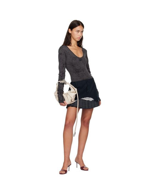 DIESEL Natural Grab-D-Small Scrunched Bag